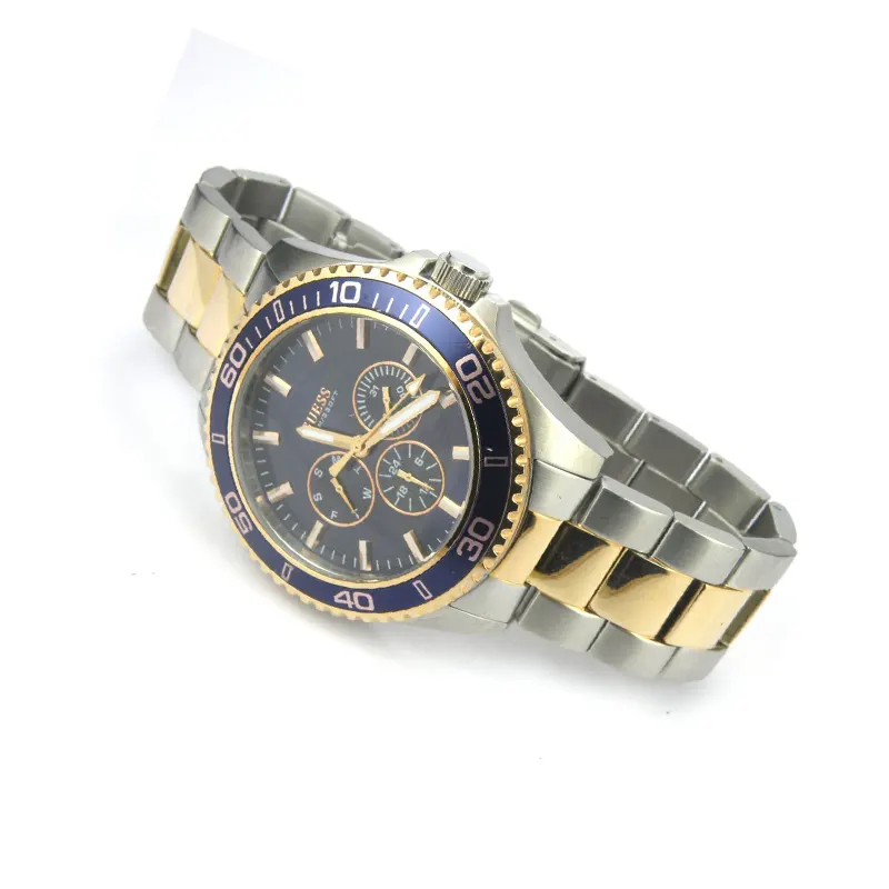 Guess Chaser Quartz Multi-function Blue Dial Men’s Watch- W0172G3